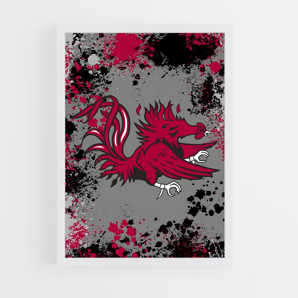 Poster Gamecocks Spirit – affiche Baseball (vue 3)